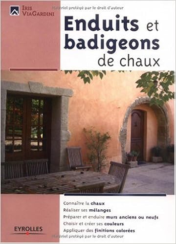 Amazonfr Enduits Et Badigeons De Chaux Iris Viagardini - 