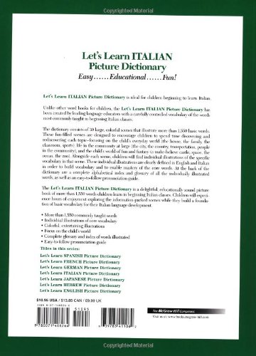 Let's Learn Italian Picture Dictionary