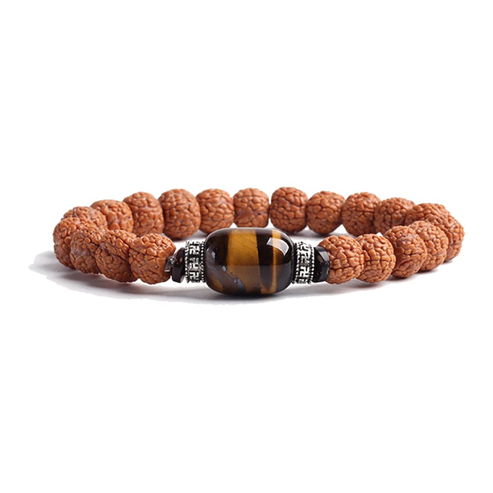 COLORFUL BLING Handmade Rudraksha Seeds Tibetan