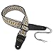 Guitar Strap，Phorcs Retro Guitar Strap Jacquard Weave Guitar Strap with Leather Ends