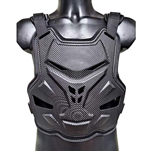 image for D DOLITY Motorcycle Armor Vest Chest Back Protector, Motocross Racing 