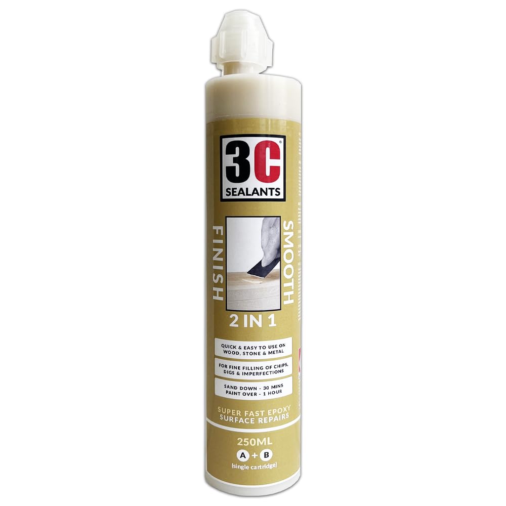 3C Sealants Smooth Finish 2 in 1 Fine Surface Filler 250ml