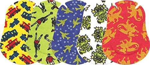 Ortopad Elite Boys Eye Patches - Patterns with Glitter Accents, Medium Size (50 Per Box) by Ortopad