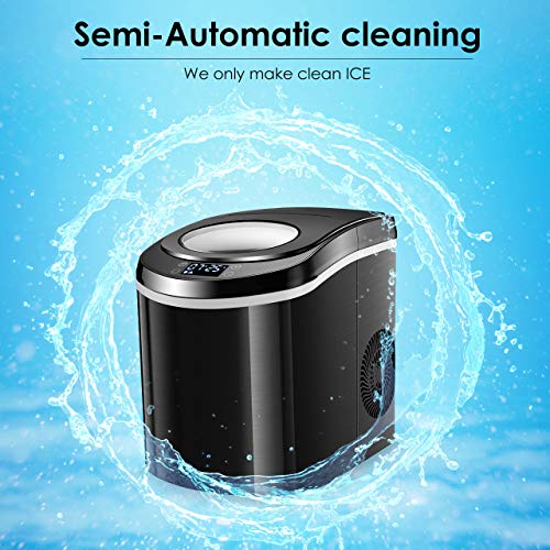 TRUSTECH Ice Maker Portable Ice Machine Countertop, 26 lbs in Ice 24