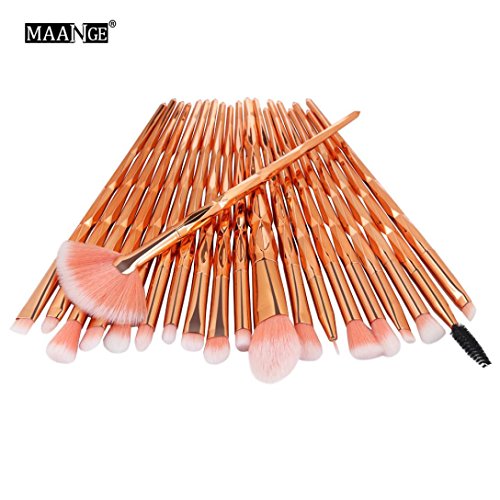 2019 Makeup Brushes Set Kit, PLENTOP 20PCS Make up Foundation Eyebrow Eyeliner Blush Cosmetic Concealer Brushes - Thumbnail 3