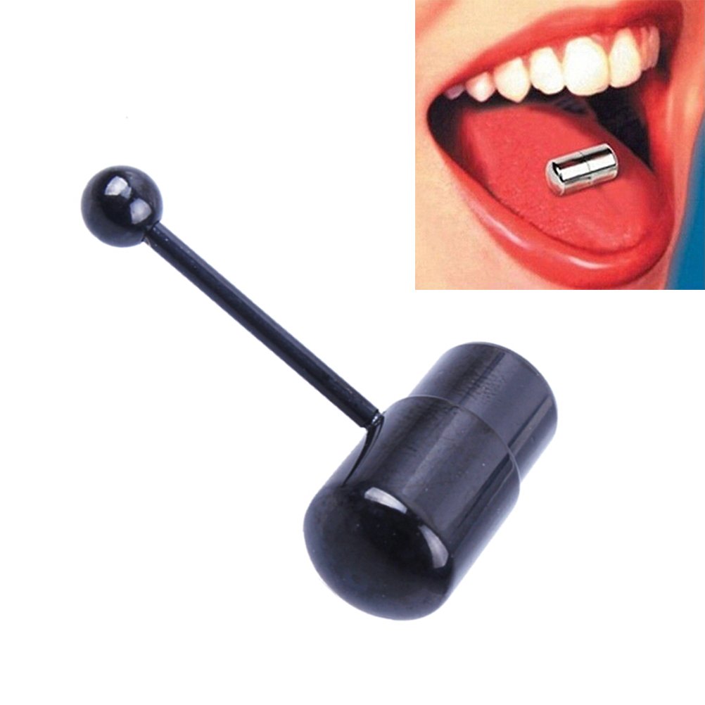 best vibrator for squirting Tongue Ring Vibrating Tongue Ring Stud Barbell Stainless Steel Straight main image 0