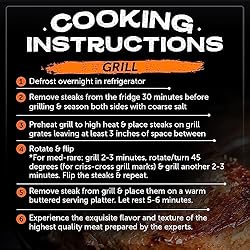 Grumpy Butcher New York Strip Steak, 8 Pack