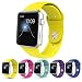 Apple Watch Replacement Band,Teslasz Soft Silicone Replacement Sports Wristbands Straps for Apple iWatch All Models (Yellow 42 MM)