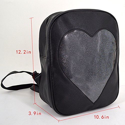 Goodbag Clear Candy Ita Bag Transparent Love Heart Backpack Casual