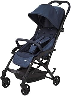 Maxi Cosi Laika Baby-Kinderwagen, ultra-kompakter und federleichter Buggy von der Geburt an, einfacher Faltmechanismus, 0 Monate - 3,5 Jahre, 0 - 15 kg, nomad blue/blau