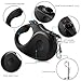 Friends Forever Retractable Dog Leash - Reflective Nylon Retractable Leash for Dogs with Flashlight and Waste Bag Dispenser, Large