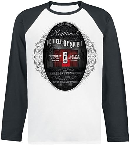 Nightwish Color Longsleeve white-black M