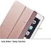 iPad Air 2 Case, ESR [Corner/Bumper Protection] Soft TPU Bumper Translucent Hybrid Case with Smart Cover for iPad Air 2 / iPad 6 (Rose Gold)