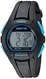 Timex Men's TW5K93900 Ironman Essential 10 Full-Size Black/Blue Resin Strap Watch
