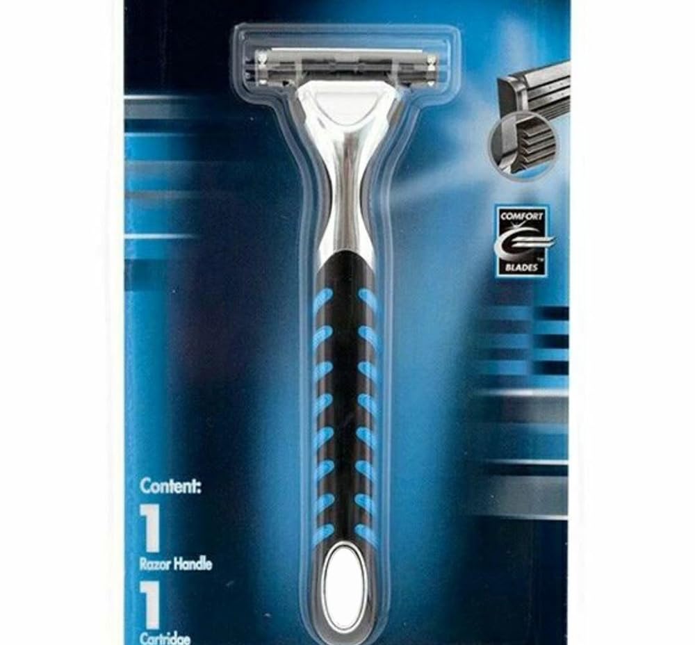 Sensor Excel Dual Blades 1 Razor Handle + 1 Cartridge Comfort Blades in 1 Set