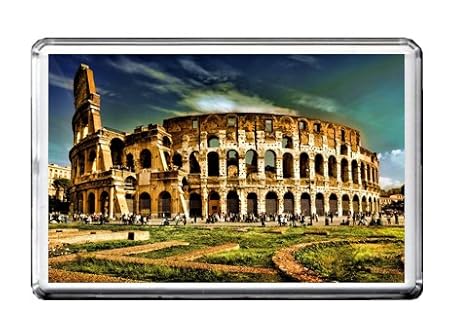 El Coliseo, Roma, Italia, Romano, Gladiator - Imán para nevera ...