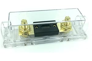 Woljay ANL-40A ANL Fuses 40Amp Gold Plated with Fuse Holder