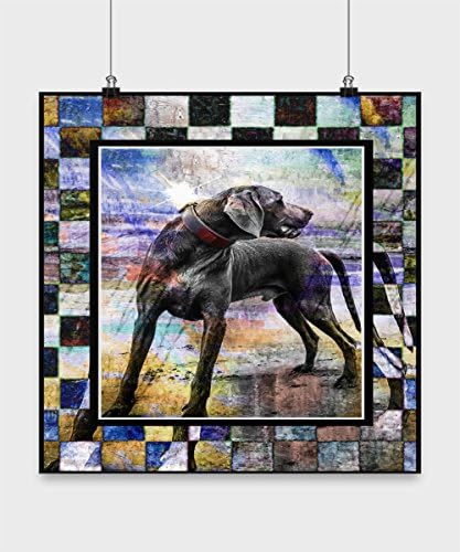Weimaraner Posters - Ready To Run Beautiful Unique Wall Hanging for Home and Office