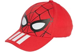 adidas Unisex-Kids Marvel Spider-Man Cap, Pure Ruby, One Size Fits Children