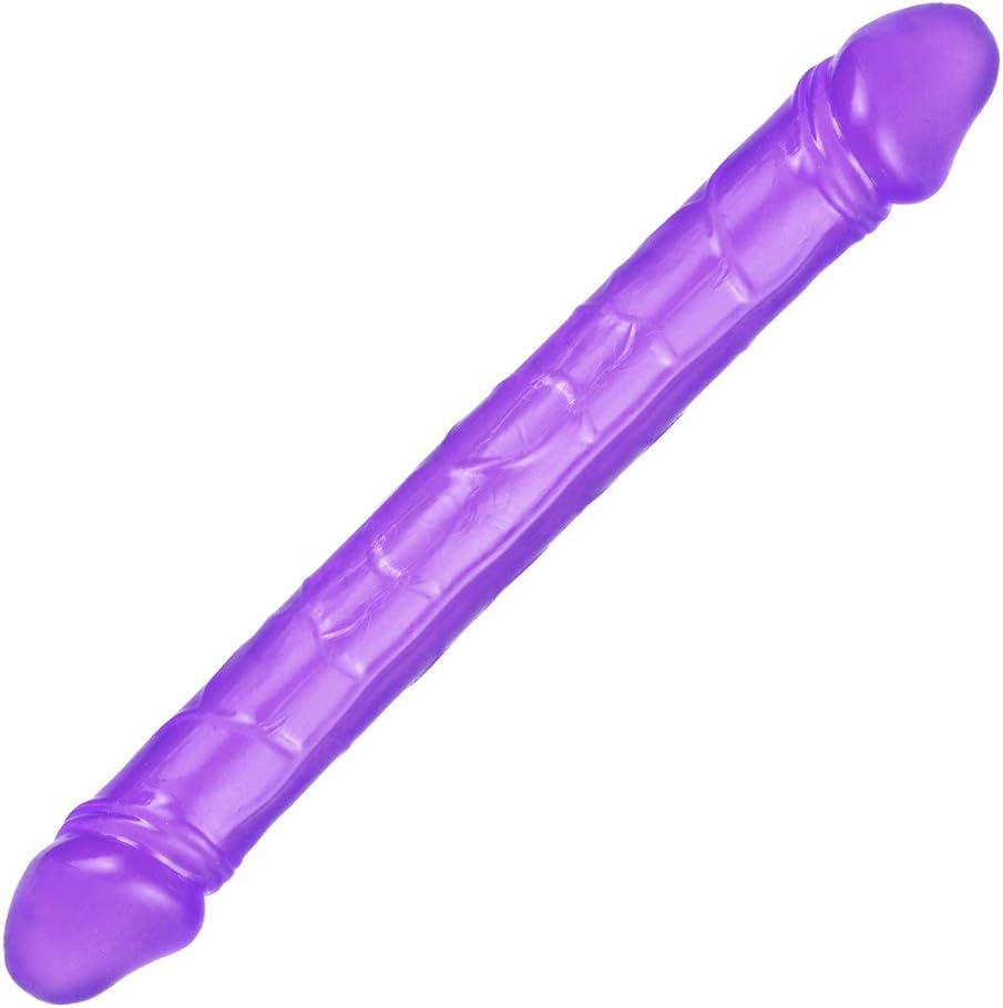 jinxer Long Double Heads Realistic Ðîlldõ Women Ãñãls Plûgs Toy for Women Men Couples S&ëx Toys - 25x2.6cm - PL