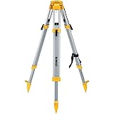 DEWALT Tripod Stand, Heavy Duty, Construction Tripod, Built-In Strap for Easy Transport on Jobsites (DW0737), Factory