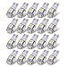 YITAMOTOR 20X T10 Wedge 5-SMD 5050 White LED Light Bulbs W5W 2825 158 192 168 194 Interior Reading Dome Map Cargo Trunk Door Doorstep Courtesy License Plate Side Marker Light primary