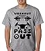 Raw T-Shirt's Workout Then Pass Out - Funny Snorlax Men's T-Shirt