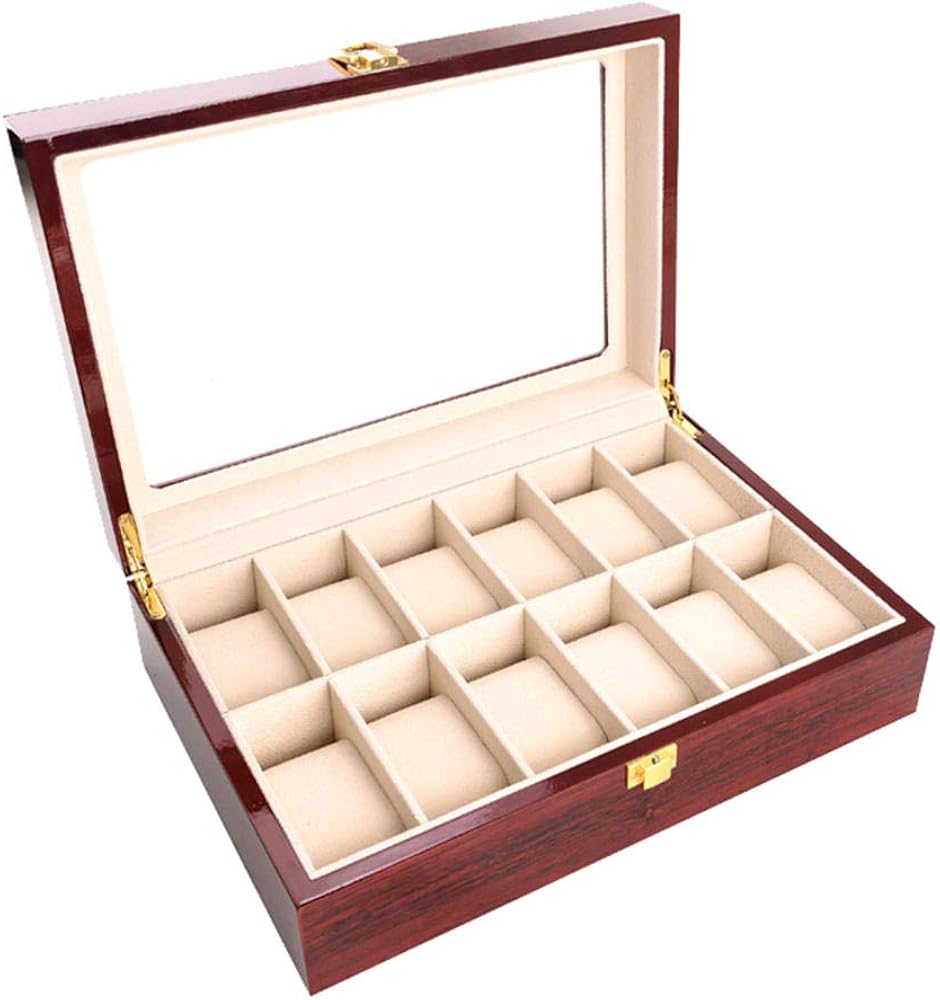 Caja Relojes Caja para Relojes Hombre Mujer Regalo Caja de Reloj de
