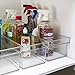BINO | Plastic Storage Bins, Medium | THE HANDLER COLLECTION | Multipurpose Organizer Bins | Kitchen Pantry Organizers and Storage | Clear Containers for Organizing Home | Freezer Organizer
