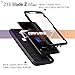 COVRWARE [Iron Tank] case compatible with ZTE Blade Z Max (Z982)/Sequoia, with Built-in [Screen Protector] Heavy Duty Full-Body Holster Armor [Brushed Metal Texture] Case [Belt Clip][Kickstand], Black