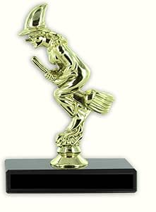 Amazon.com : Awards and Gifts R Us Customizable Witch on Broom Trophy