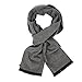 Long Cotton Scarf for Men - Warm Fringe Plaid Scarves With Luxurious Gift Box