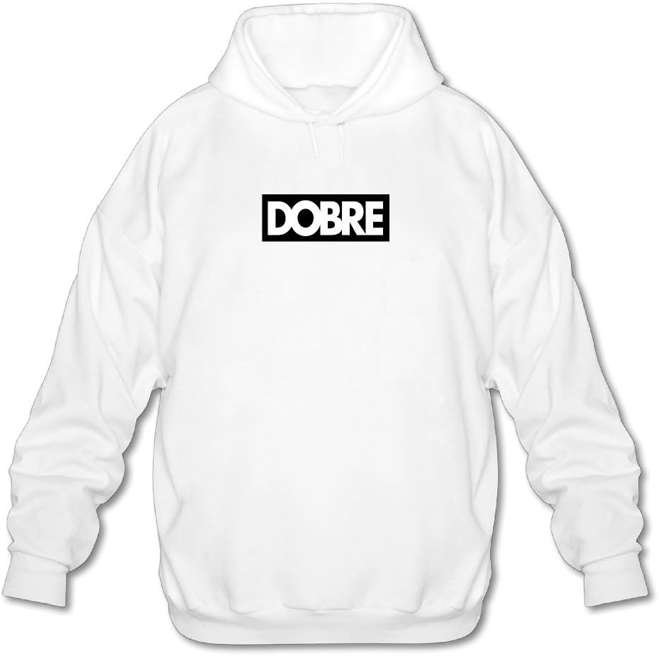 Devil Servant Lucas Do-Logo-BRE Men's Blank Hooded Sweatshirt White