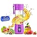 Portable Blender for Shakes and Smoothies, OBERLY 16oz Cordless Personal Travel Small Blender for Protein with USB Rechargeable Battery, Stainless Steel Blades, Mini Travel Bottle, On the Go