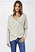 CUPSHE Fashion Women Front Cross Plunging Sweater