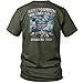 Harley-Davidson T-Shirt Salutes Our Veterans Overseas Tour - Vintage Stamp