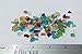 1/8 Lb ≈ 300pcs 8+/-2 mm Mini Beach Sea Glass Undrilled Beads Tumbled Mixed Free Form Nugget Craft Home Decor JCT ECO