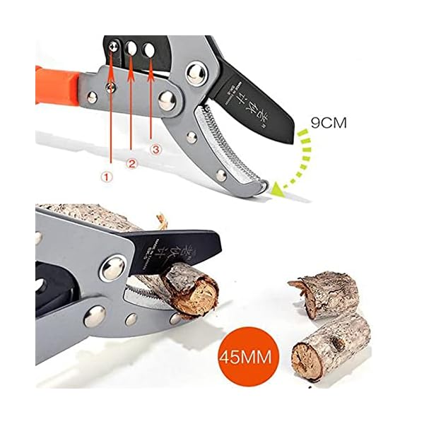 LCAIHUA Teleskop Astschere 680 mm bis 950 mm, Scharfe und Bequeme Bypass Baumschere, Robustes und Sicheres… – Bild 5