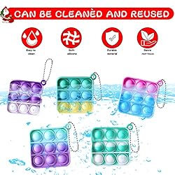 40 PCS Mini Pop Keychain Fidget Sensory