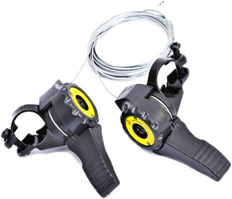 WSDMAVIS 1 Pair Speed Bike Shifters Shift Levers 15/18/21 Speed Handlebar Universal Bicycle