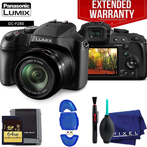 Panasonic Lumix DC-FZ80 Digital Camera Advanced Accessory Kit in