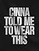 Birsppy TeeStars Women's - Cinna Told Me to Wear This Hoodie Medium Black