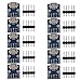 MagiDeal 10pcs Female Micro USB to DIP 5-Pin Pinboard 2.54mm Micro USB Type