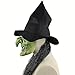 Latex Full Head Scary Green Witch Mask Horror Creepy Mask for Halloween Masquerade Costume Cosplay Party Props