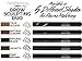Aesthetica Brow Sculpting Duo - Eyebrow Definer/Brow Gel (Black)