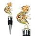 Glass Seahorse Wine Bottle Stopper (PrestigeArt) - Decorative, Colorful, Unique, Eye-Catching Glass Wine Stoppers – Seahorse Gift, Wine Accessories Gift for Host/Hostess - Wine Corker/Sealer
