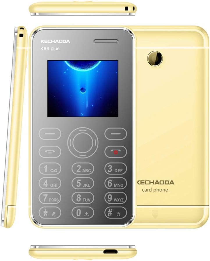 K66Plus Ultra-Slim Cell Phone Dual SIM Unlocked GSM Mini Mobile Phone Camera 130H Long Time Standby for Kids Elderly People