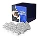 AGPTEK 100 PCS Flameless Tea Lights, Battery Operated No Flicker Steady LED Candles for Holidays Party Wedding - Warm White