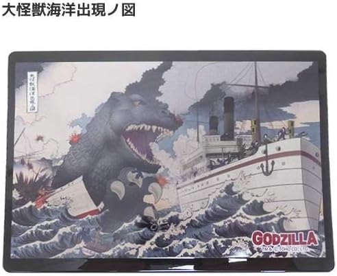 Folcart GODZILLA Monster Arrived at the ocean Mousepad Ukiyo-e from Japan