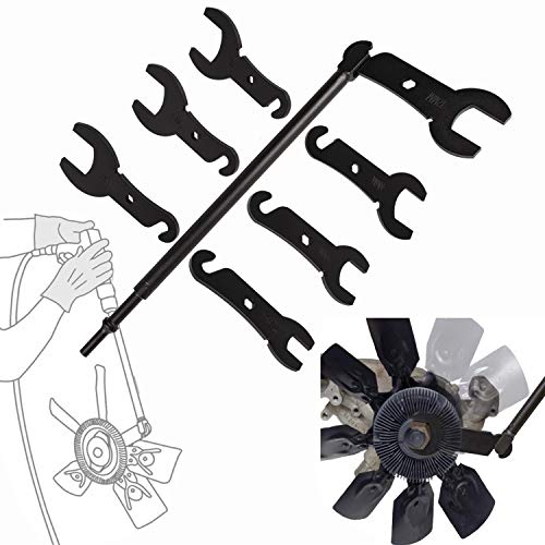 Opall 43300 Pneumatic Fan Clutch Wrench Set Removal Tool fit for Ford